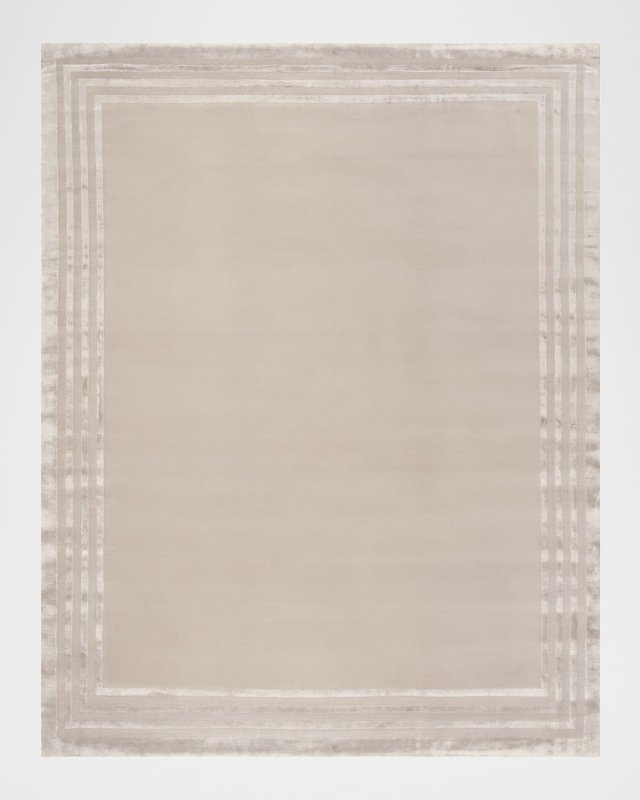 Ellington Border Hand Knotted Rug